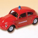 plechové modely - VW brouk hasič